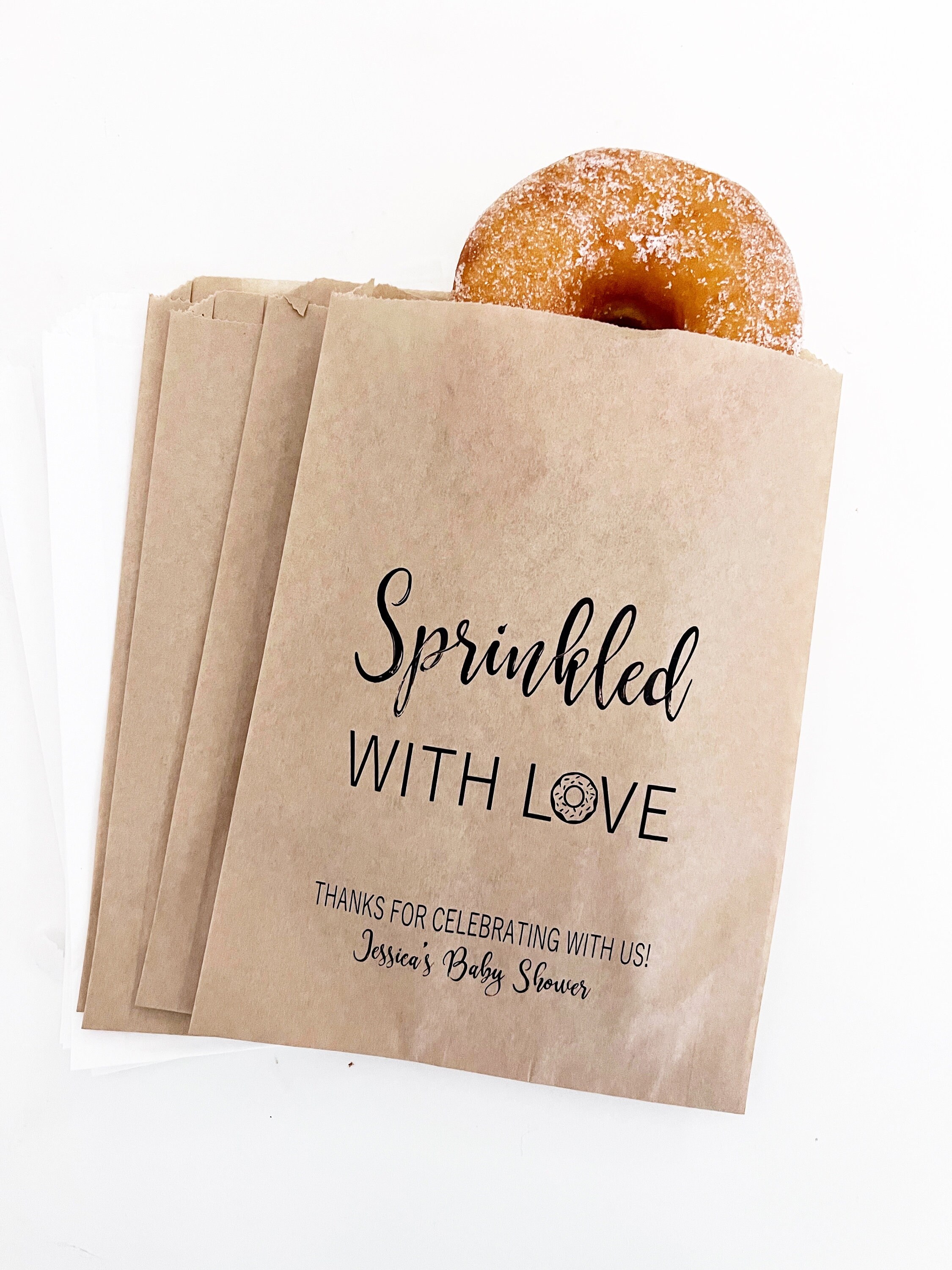 Gender Reveal Donut Favor Bags Pnk & Blue Donut Themed Baby - Etsy