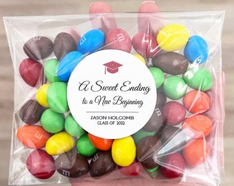 Graduation Favor Stickers, Personalized Labels