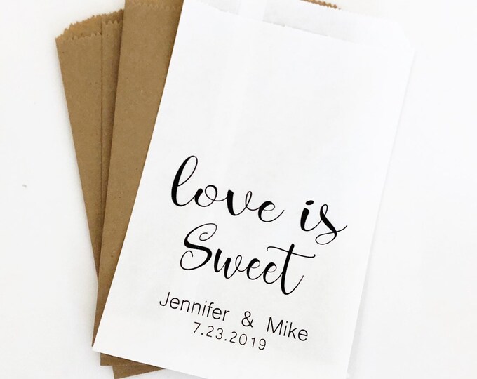 Wedding Favor, Wedding Favor Bags, Donut Bags, Candy Bags, Favor Bags