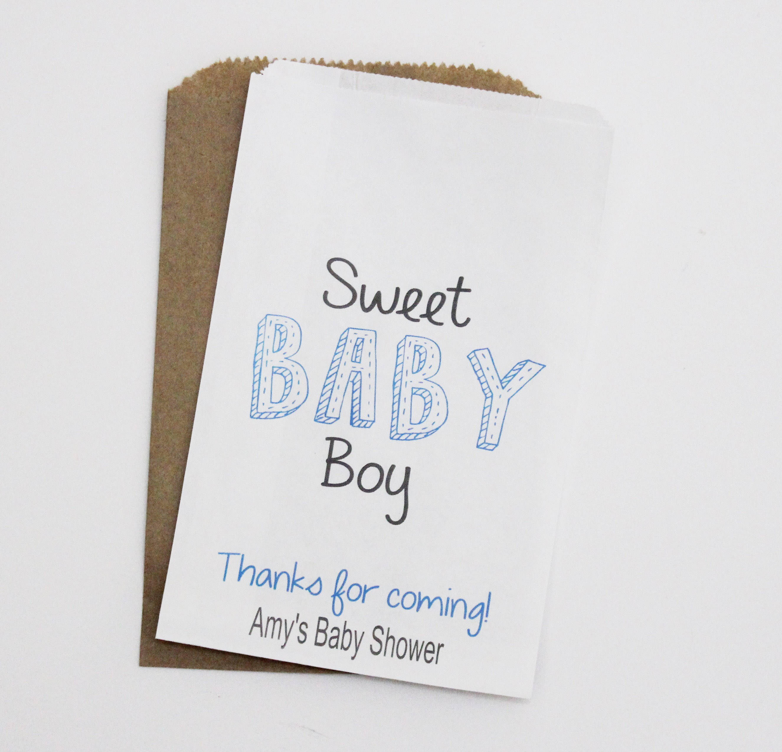 baby boy candy favors