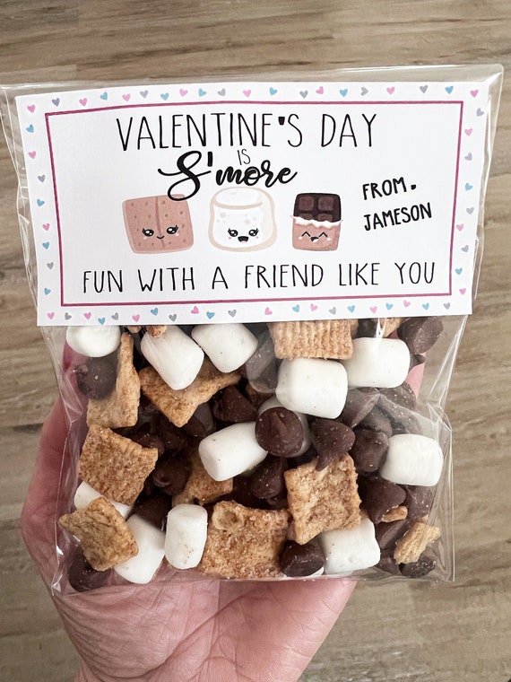 Valentine's Class Gifts, Valentine's Day Card for Kids, Kids Valentine's, Valentine S'mores, Valentine's for Kids