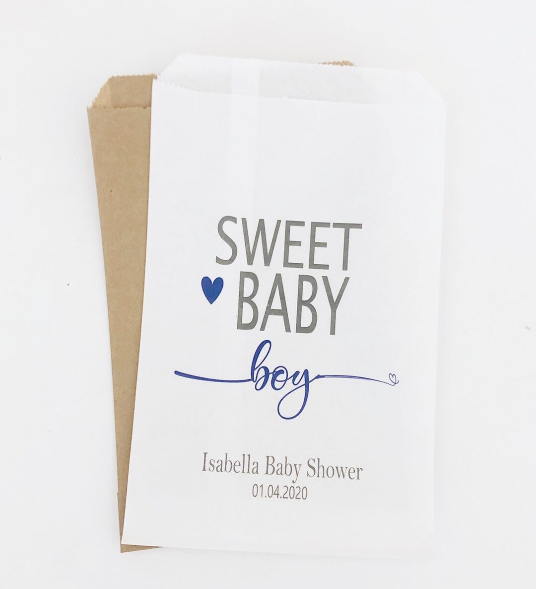 Baby Shower Favor Bags, Candy Bags, Baby Shower Favors, Donut Favor