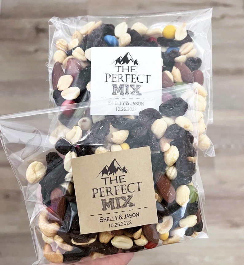 The Perfect Mix Bags Trail Mix Labels Trail Mix Bags Trail Etsy