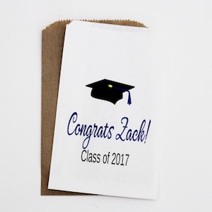 Graduation Favor Bags, Candy Bags, Graduation Party Bags