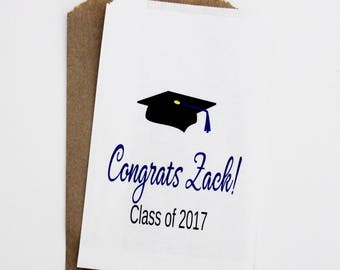 Graduation Favor Bags, Candy Bags, Graduation Party Bags