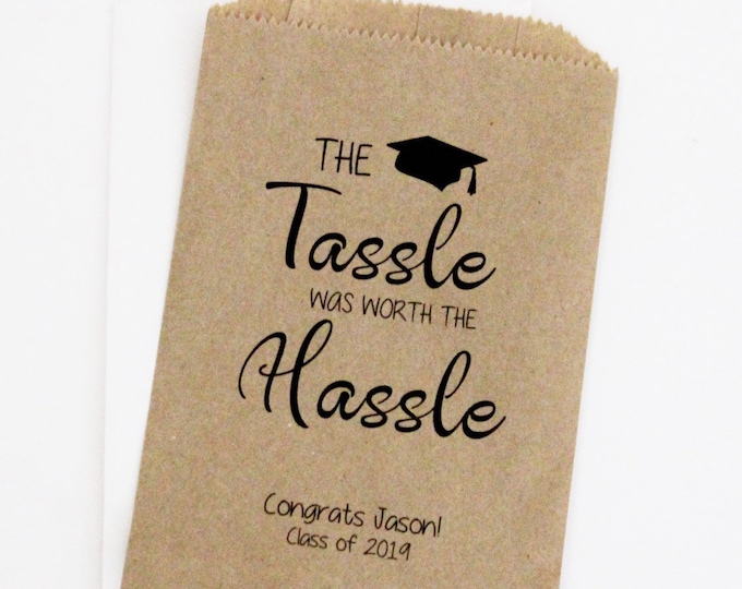 Graduation Favor Bags, Candy Bags, Graduation Party Bags
