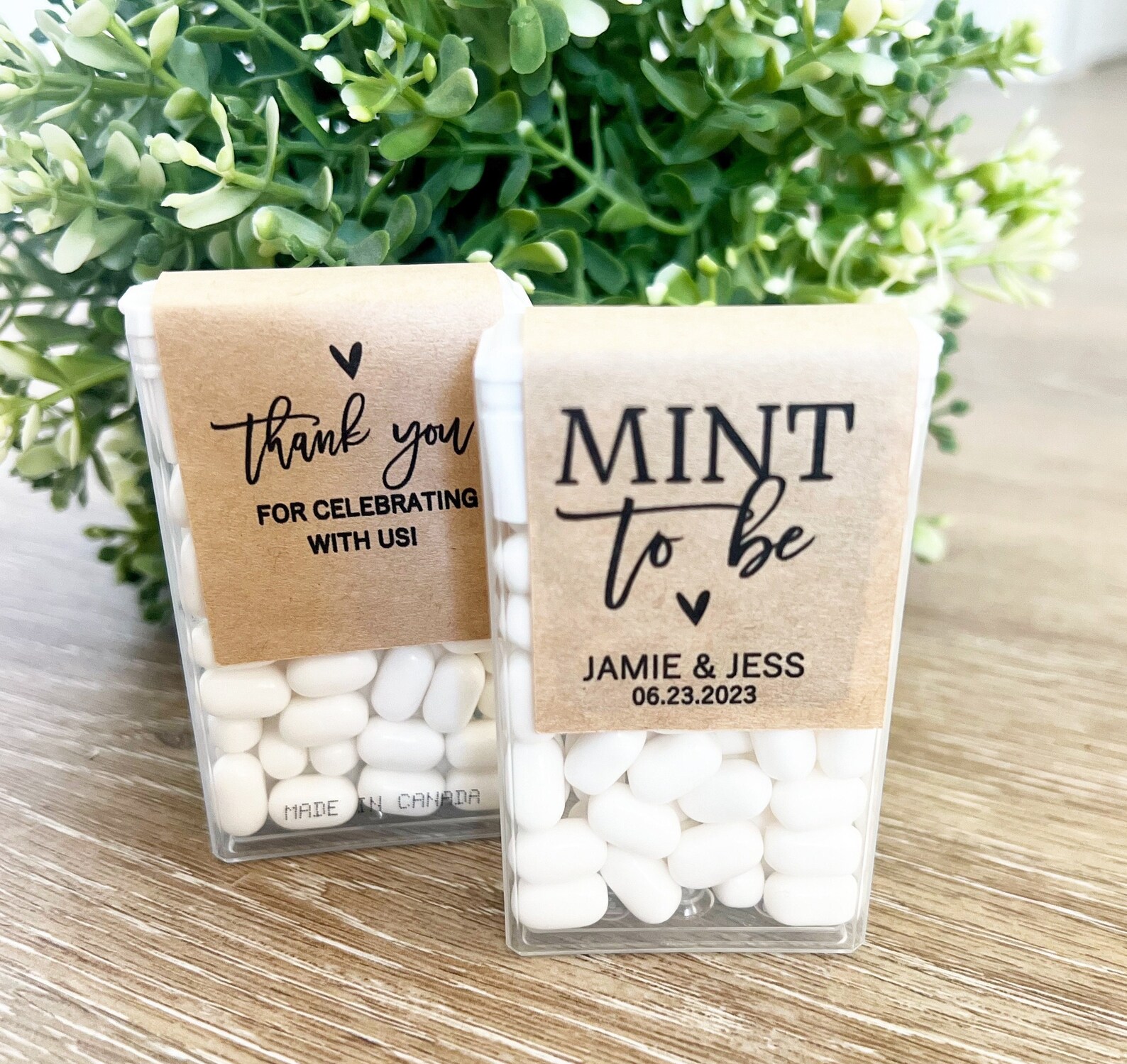 Mint Wedding Favor Labels, Wedding Favors, Mint to Be Stickers, Mint ...