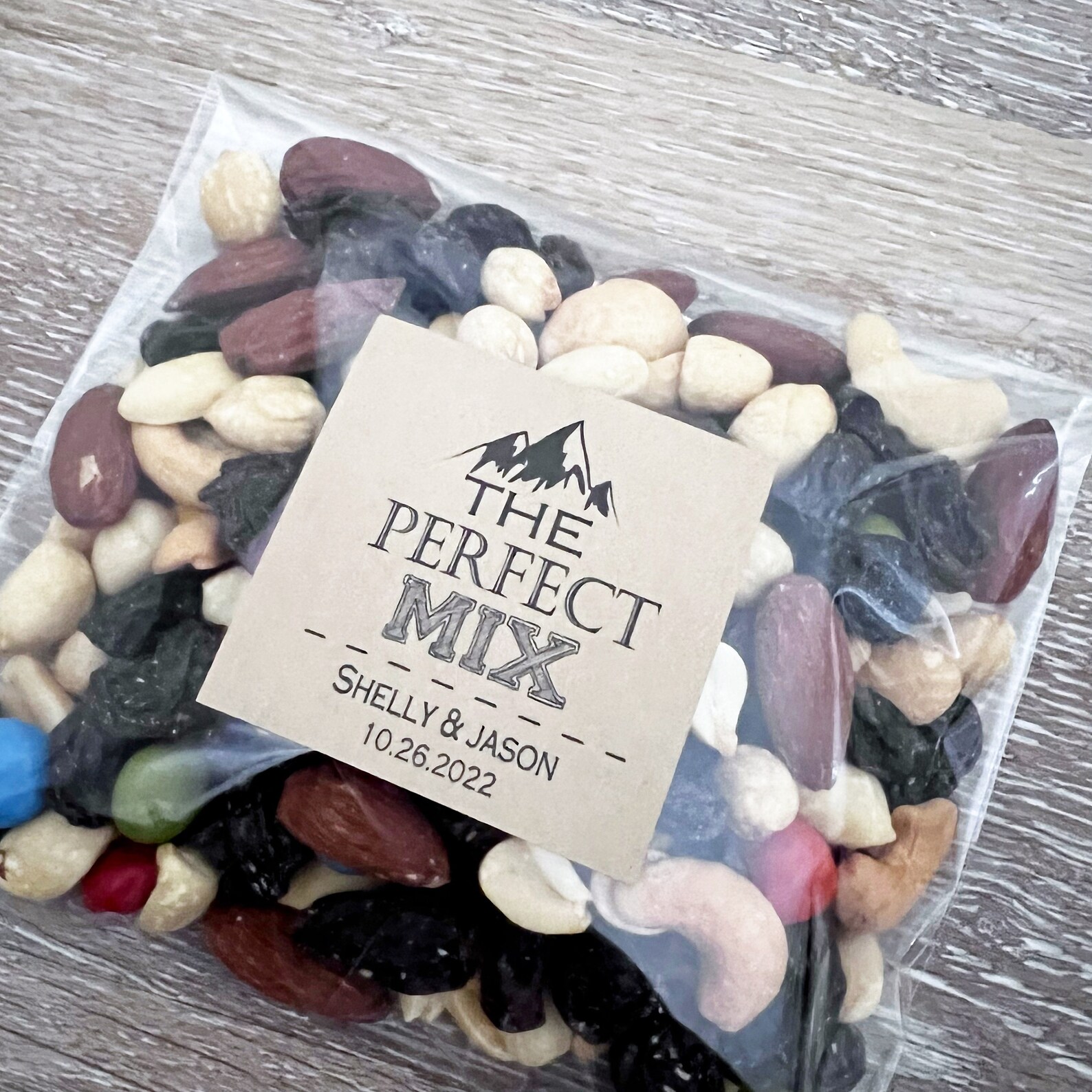 The Perfect Mix Bags Trail Mix Labels Trail Mix Bags Trail Etsy