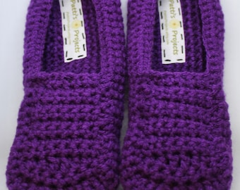 Crochet Slippers - Women's Sizes