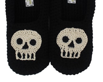 Skull Slippers - Adult Women's Sizes