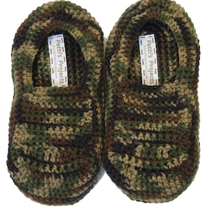 Camo Slippers - Children&#39;s Sizes