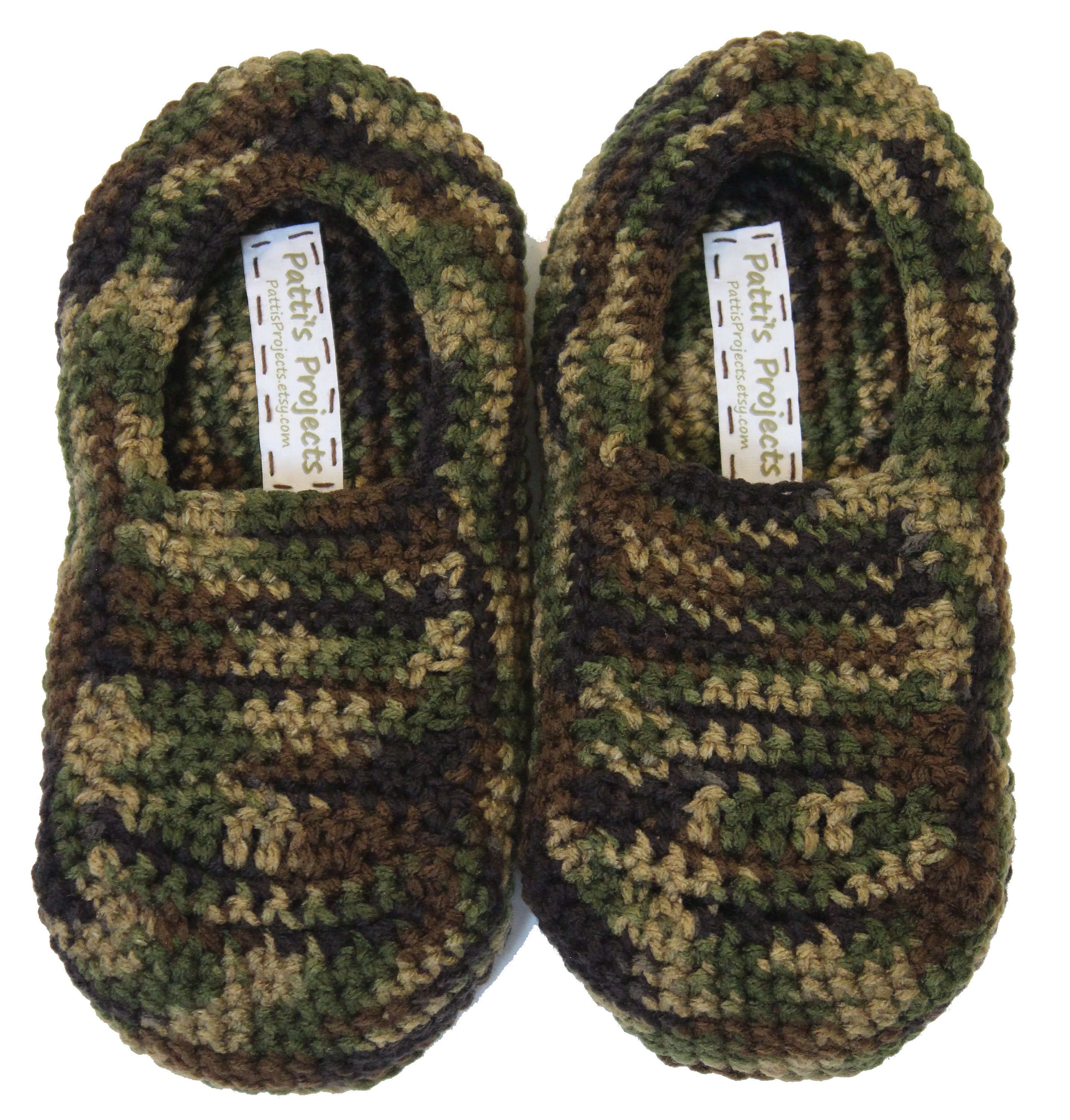 mens camo slippers