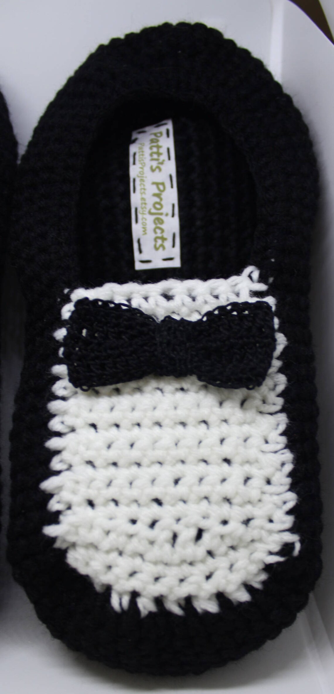 custom tuxedo slippers