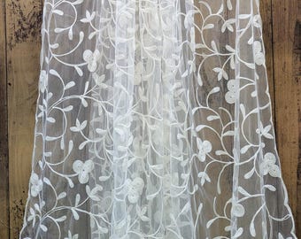 White Blend Cotton Dupatta Stole Indian Scarf Shawl Abaya Chuniri Indian Dupatta Dress Gold Brocade festival outfit Ethnic wear - DP003