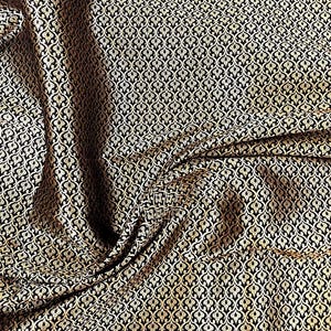 Black & Gold Jacquard brocade, Satin fabric, Wedding fabric, Home décor fabric, Historical fabric, Lace brocade by the yard/meter