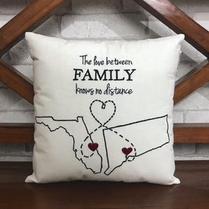 The Love Between FAMILY Knows No Distance Pillow