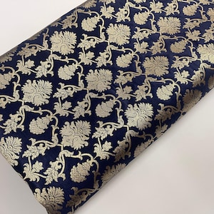 Brocade fabric Jacquard damask Fabric Tissu Home decor Brocade fabric Indian Silk Wedding bridal Dress brocade Fabric by the yard