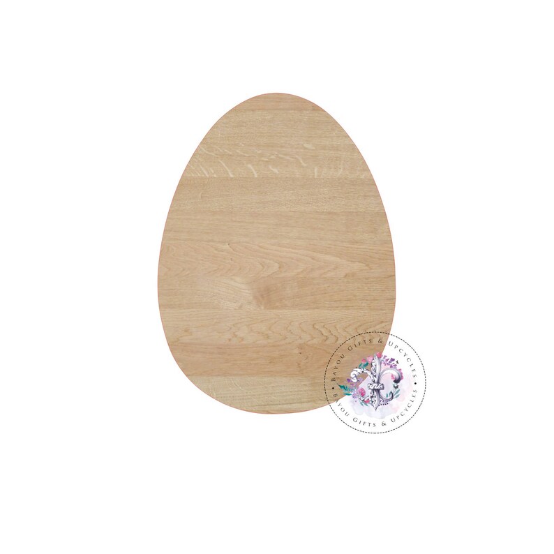 Easter Egg Wooden Cutout Unfinished Blanks