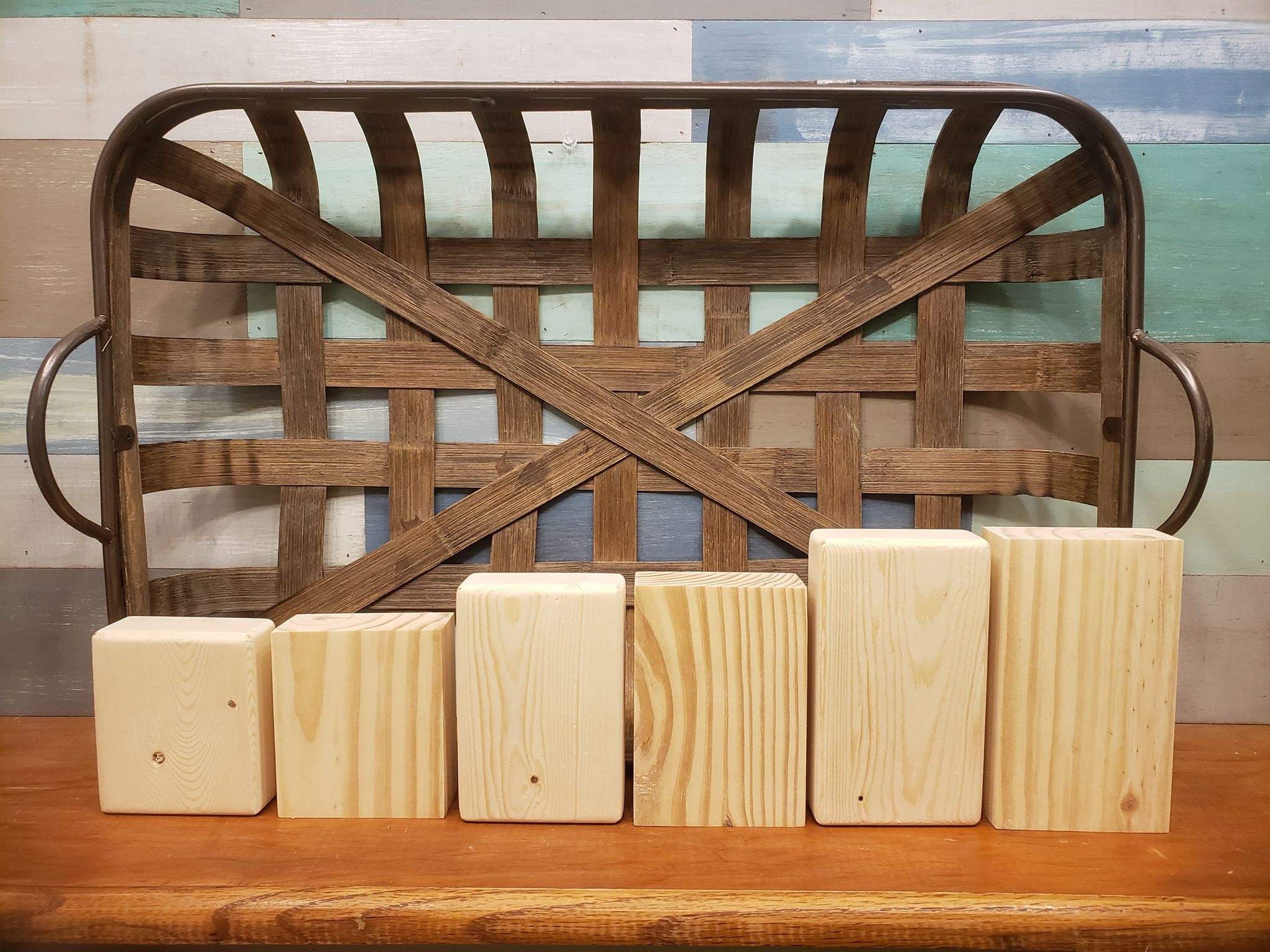 REVERSIBLE Blocks DIY Blocks Shelf sitter Unfinished Etsy