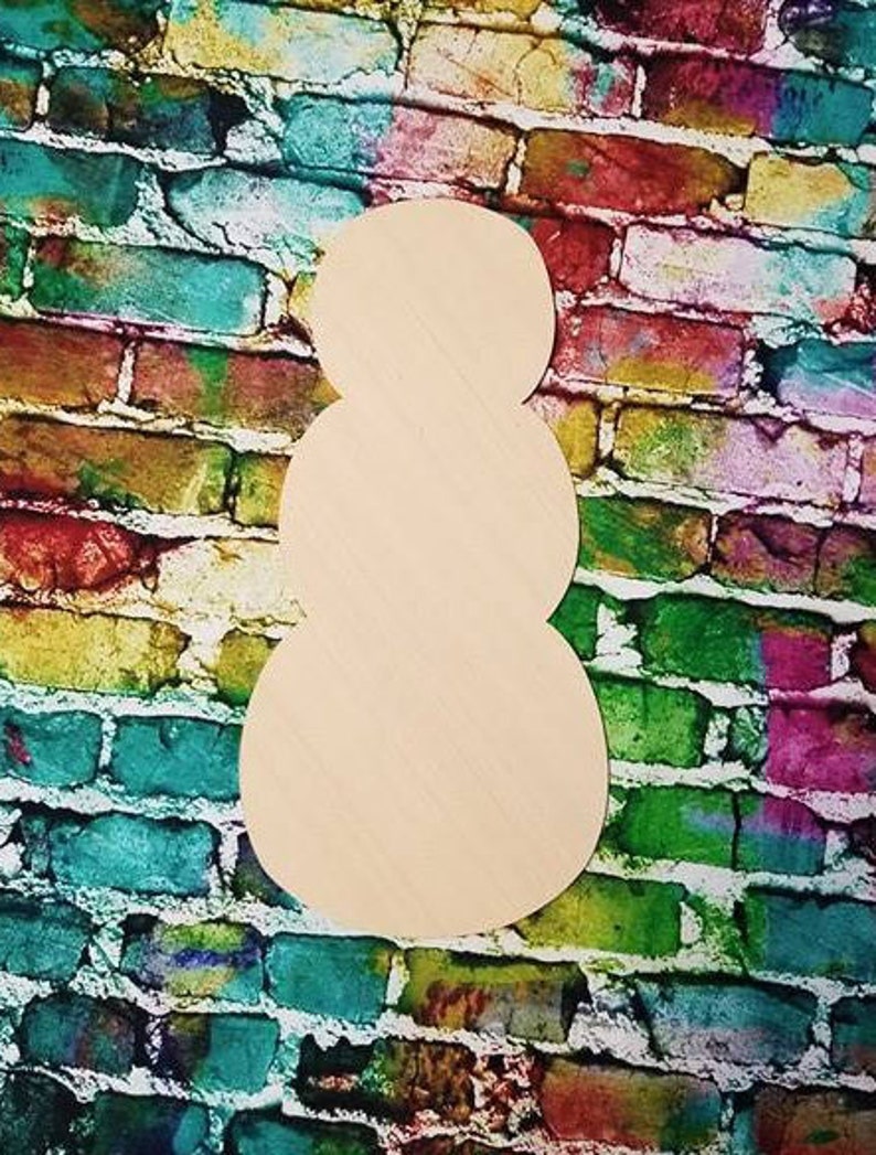 Wooden Blanks Shape Blanks SNOWMAN or PUMPKINS Wooden Cutout Unfinished Wooden Door Hangers Wooden Shapes Wooden Wreath Shapes