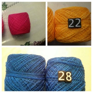 Crystal Yarn 2 piezas / 2 piezas Hilo Crystal 100 gramos por bolita