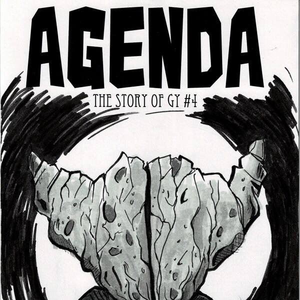 Agenda The Story of GY #4 Two Halves Sketch Cover