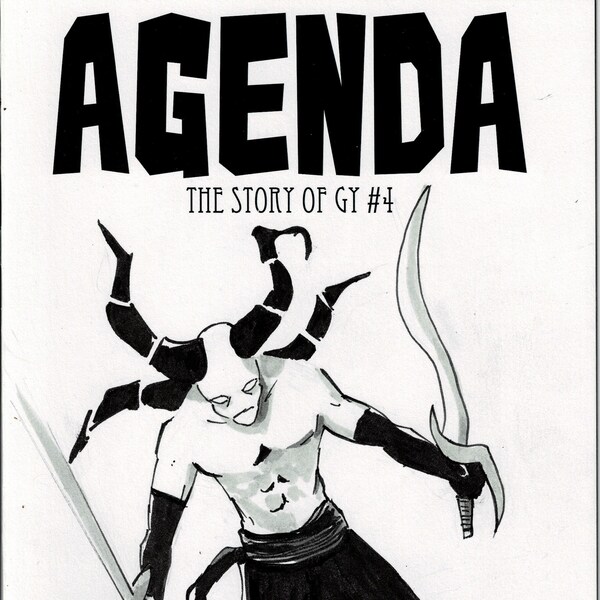 Agenda The Story of GY #4 Two Swords Sketch Cover