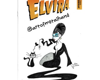 The Shape of Elvira Sketch Cover