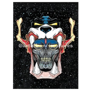 Voltron 3"X 4" Premium Vinyl Sticker