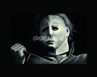 Michael Myers Halloween 4x6 Postcard