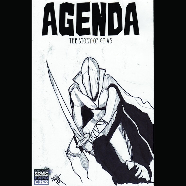 Agenda The Story of GY #3 Dark Prince Sketch Cover