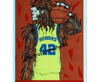 Teen Wolf Basketball 2.5" x 3.5" Holographic Sticker Premium Vinyl Sticker