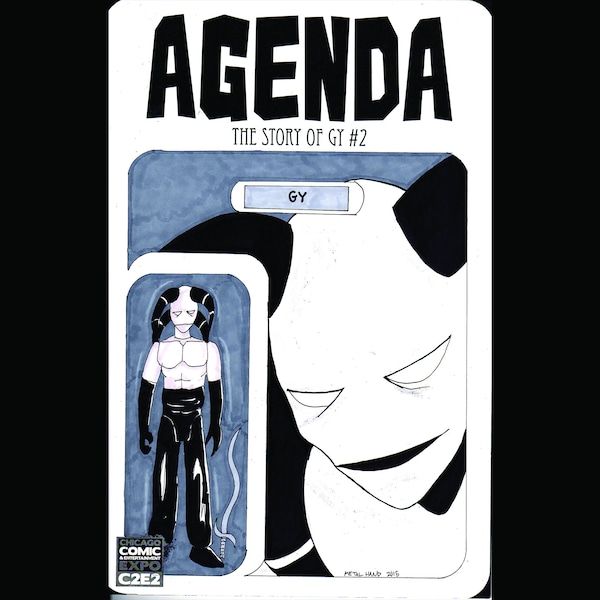Agenda The Story of GY #2 Action Figure Sketch Cover