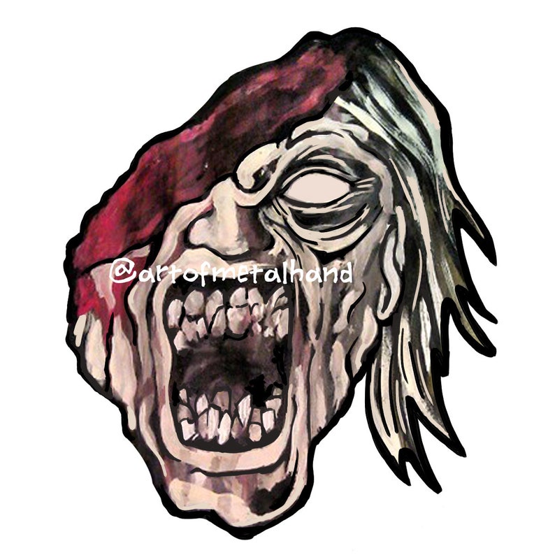 Evil Ed from Evil Dead 4 Premium Vinyl Sticker image 1