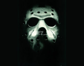 Jason Voorhees Friday the 13th 4x6 Postcard