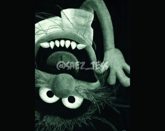 Animal from The Muppets 4x6 Postcard