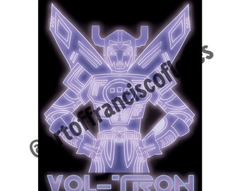 Vol-TRON 3"X 4" Premium Vinyl Sticker