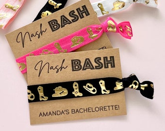 Nash Bash | My Last Bash | Bachelorette Party Hair Tie Favors | Let’S Get Nashty | Bachelorette Party Shirt | Lets Go Girls | Hair Ties