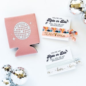 Ride or Die Bridesmaid Proposal | You&#39;re my Ride or Die | Will you be my Bridesmaidr | Bridesmaid Proposal Favor