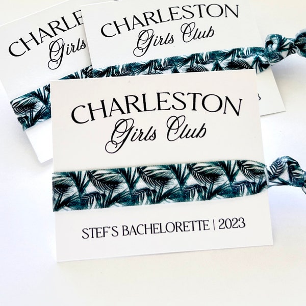 Charleston Girls Club | Custom Bachelorette Favors | Charleston Party Favors | Charleston Girls Trip