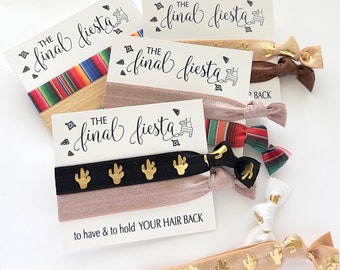 FINAL FIESTA Bachelorette Party Final Fiesta Bach Favors Bridesmaid Gifts Cactus Serape Fiesta Bachelorette Gifts