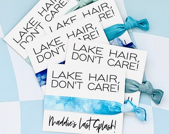 Lake Hair Don't Care! | Lake Life Lake Wife Bachelorette Favors, Custom Personalized Girls Lake Trip, Girls Getaway Weekend, Camping Trip