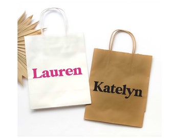 Personalized Gift Bags | Bachelorette Wedding Girls Trip Girls Weekend Gift Bags, paper gift bags, custom gift bags