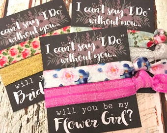 Will you be my Bridesmaid | Bridesmaid Proposal | Bridesmaid Hair Tie Favors | To have and to hold your hair back | Chalkboard Wedding