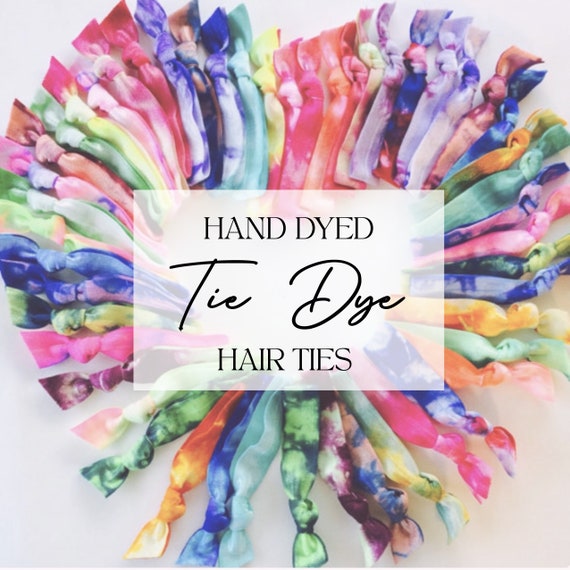 Hand Tie-Dye Hair Bands Hand Tie-Dye Hair Bands
