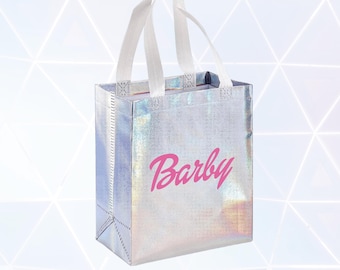 Holographic Bachelorette Gift Bag: Personalized Disco Party Favor