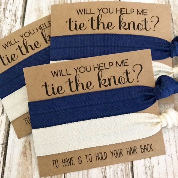 Will you help me Tie the Knot Bridesmaid Proposal | Etsy