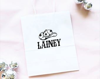 Nashville Bachelorette | Bachelorette Hangover Kit Bag | Personalized Gift Bags | Custom Name Paper Gift Bag  | Nash Bash Welcome Tote