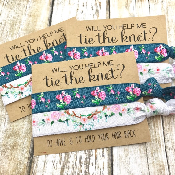 Will you help me Tie the Knot Bridesmaid Proposal | Etsy