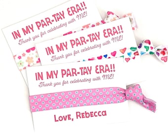 Par-Tay Era Hair Tie Favors: Birthday Party Thank You